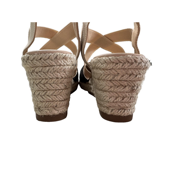 Journee Collection Ashlee Shoes Womens Size 6 Espadrille Wedge Sandals Summer - Picture 8 of 13